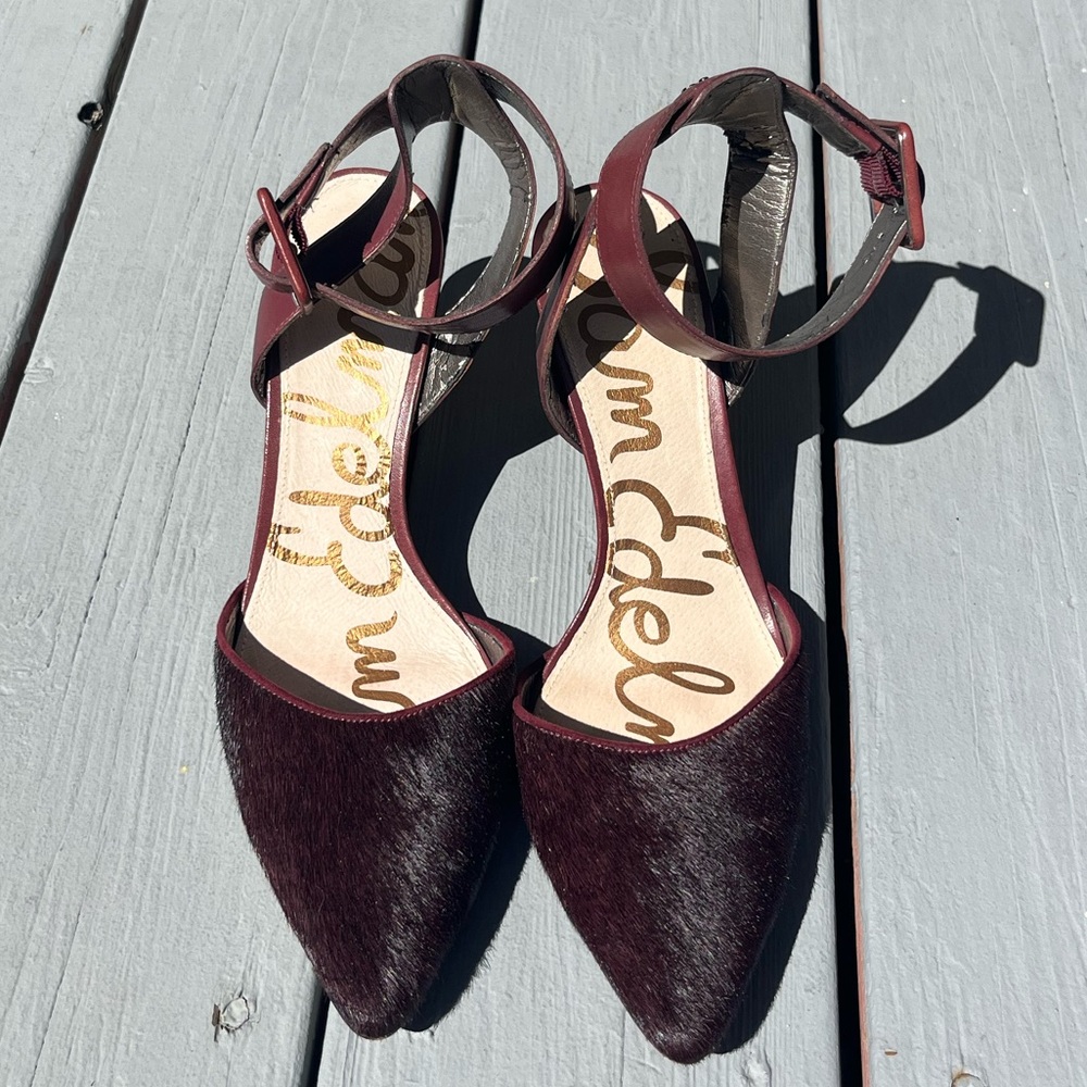 Sam Edelman Calf Hair Heel Size 7.5